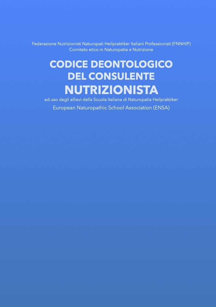 Codice deontologico dei consulenti nutrizionali